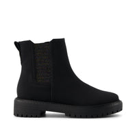 Bennet Kids Boot Black Nubuck PU - Side View