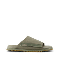 Danilo Slide Sandal Vetiver Grey Heavy Canvas - Side View