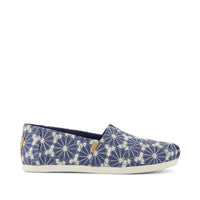 Alpargata Classic Dark Sky Embroidered Daisy Denim​ - Side View